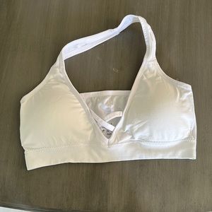 White bra halter style never been worn!